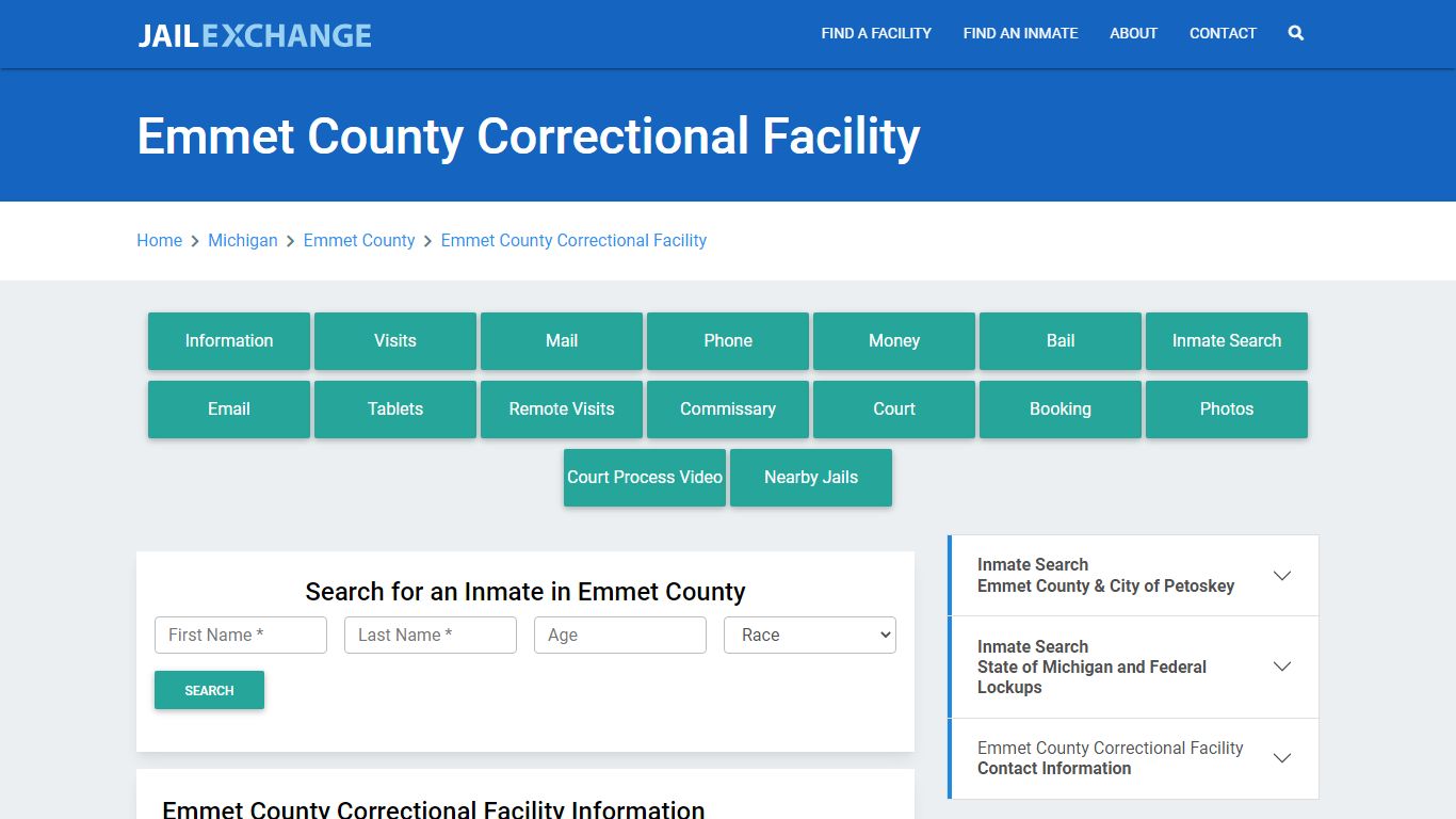 Emmet County Correctional Facility - Jail Exchange